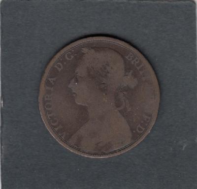 Beschrijving: 1 Penny  VICTORIA 